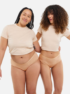Set REPEAT Skins Periodenslips Tan